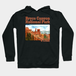 Bryce Canyon National Park, Utah Watercolor Hoodie